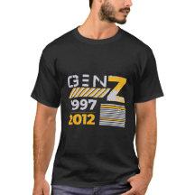 Gen Z 1997 2012 Grafisk T-Shirt Design 