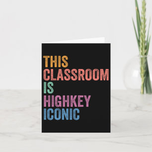 Gen Z Alpha Back to school. Det här rummet är höga Kort