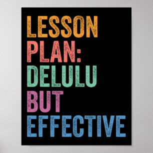 Gen Z Alpha Tillbaka till skolan lektionsplan Delu Poster