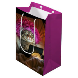Gen Z Cat Staring en Electronic Tablet