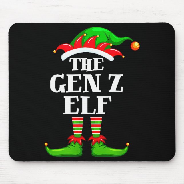 Gen Z Elf Matching Family Group Christmas Party Py Musmatta (Framsidan)