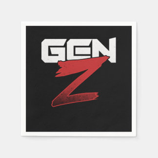 Gen Z Millenials Generation Z Boomers Gift Pappersservett