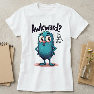 Genant? Nej, bara unik särpräglad tecknad serie T Shirt
