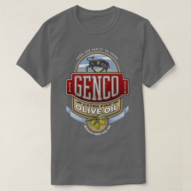 Genco Olive Oil  T Shirt (Design framsida)