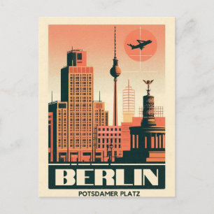 Gendarmenmarkt Berlin torg - potsdamer plats Vykort