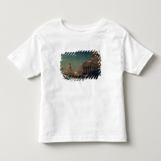 Gendarmenmarkt i vinter, 1857 t-shirt (Framsida)