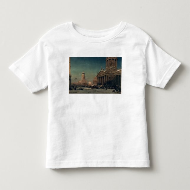 Gendarmenmarkt i vinter, 1857 tee shirt (Framsida)