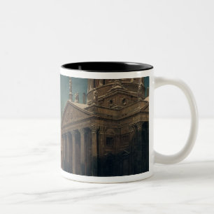 Gendarmenmarkt i vinter, 1857 Två-Tonad mugg