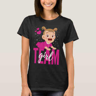 Gender annonsgrupp Flickan Baby Party Reveal P T Shirt