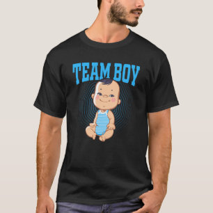 Gender Announcement Team Boy Baby Party Reveal Pre T Shirt