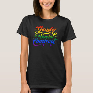Gender är en icke-binär Social-konstruktionstransa T Shirt