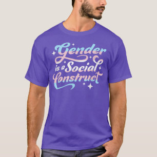 Gender är en ickebinär Social-konstruktionstransak T Shirt
