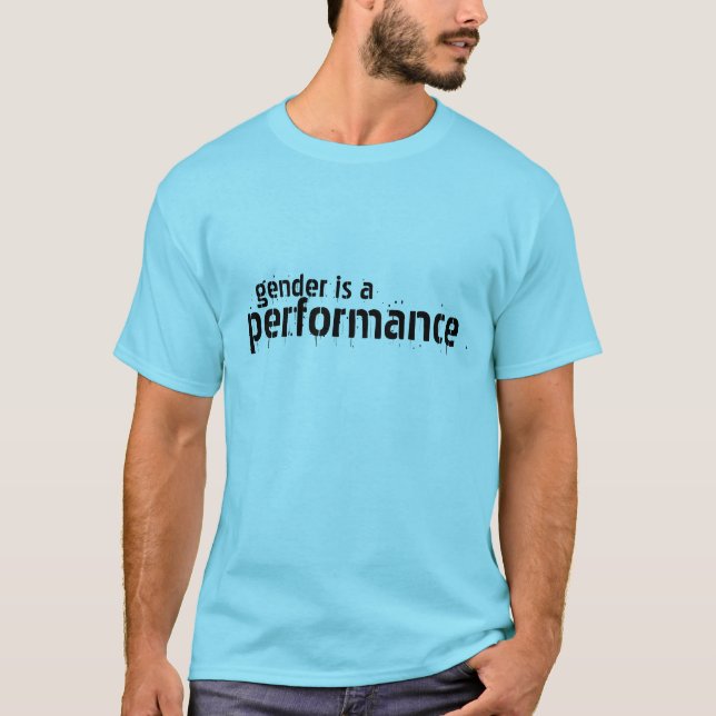 Gender är en kapacitet t-shirt (Framsida)