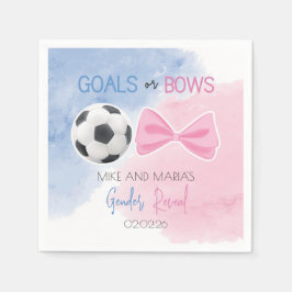 Gender av mål eller bågar pappersservett