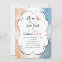 Gender av rosa och blått marmor