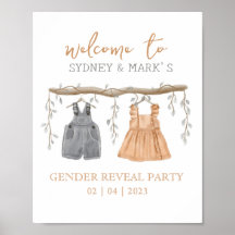 Gender avslöjade Party, han eller hon, Välkommen,
