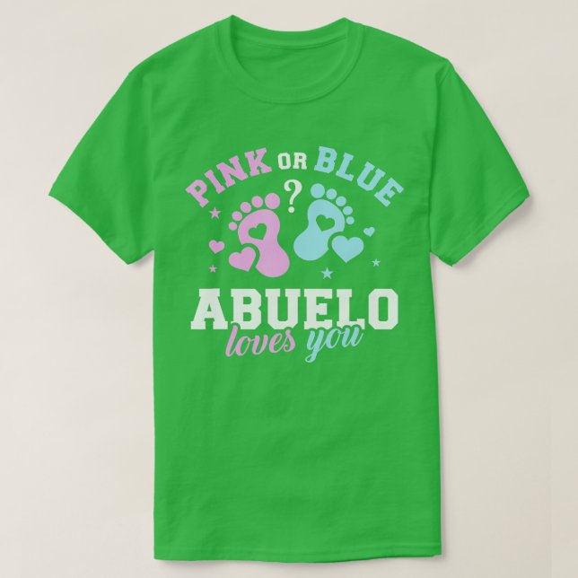 Gender avslöjar abuelo-farpa t shirt (Design framsida)
