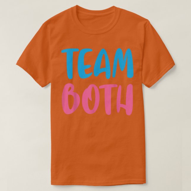 Gender avslöjar att båda baby-familjens party var  t shirt (Design framsida)