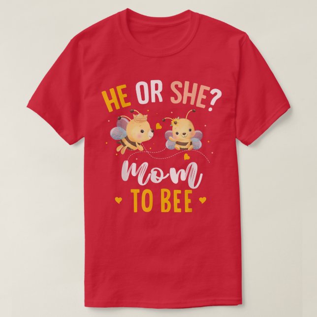 Gender avslöjar att han eller hon har Mamma som fa T Shirt (Design framsida)