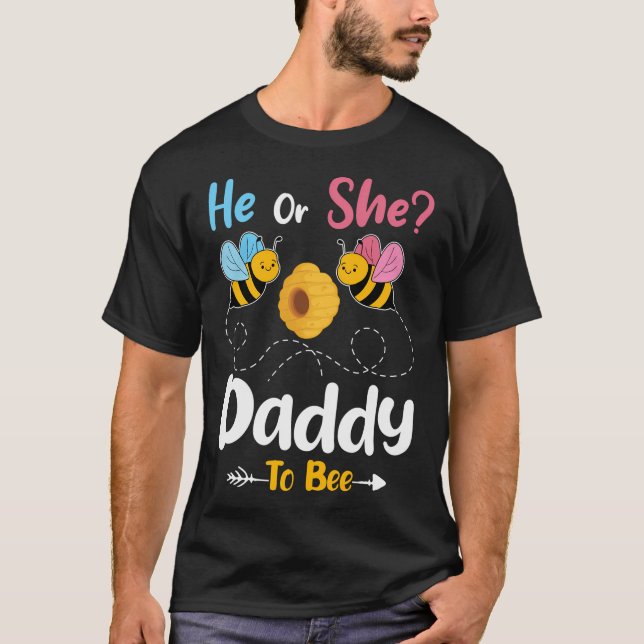 Gender avslöjar att han eller hon har pappa till s t shirt (Framsida)