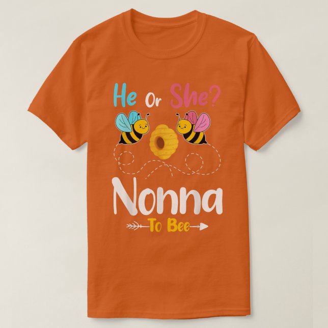 Gender avslöjar att han eller hon Nonna är känd so T Shirt (Design framsida)