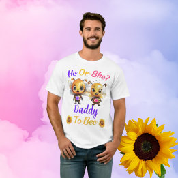 Gender avslöjar att han eller hon pappa är Unisex T Shirt