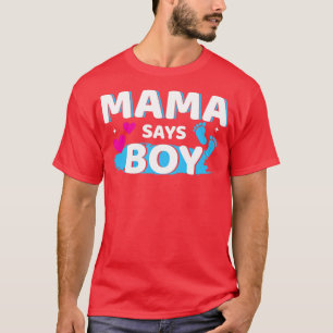 Gender avslöjar att pappa säger att pojken matchar t shirt