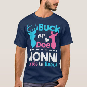 Gender avslöjar buck eller doe Nonni behöver veta T Shirt