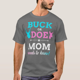 Gender avslöjar bucklor eller due mamma som matcha t shirt