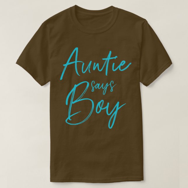 Gender avslöjar en kille som matchar familjen baby t shirt (Design framsida)