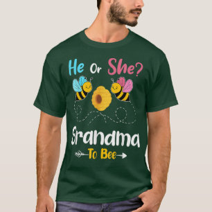 Gender avslöjar farmor för Bee Baby Announ T Shirt