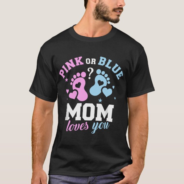 Gender avslöjar mamma t shirt (Framsida)