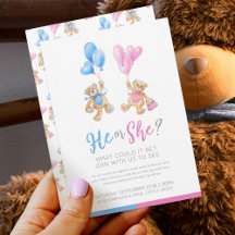 Gender avslöjar nalle som han eller hon