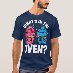 Gender avslöjar Party-vete i mynningen Oven Muffin T Shirt