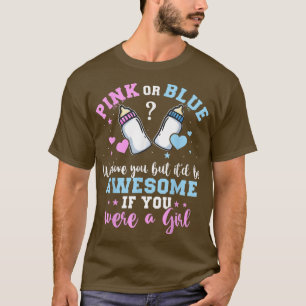 Gender avslöjar Rosa eller blå Kärlek, men Fantast T Shirt
