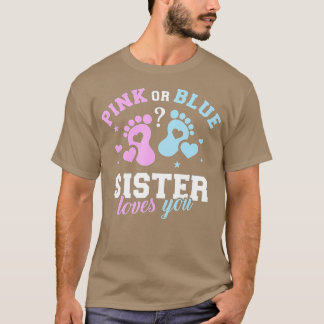 Gender avslöjar syster t shirt