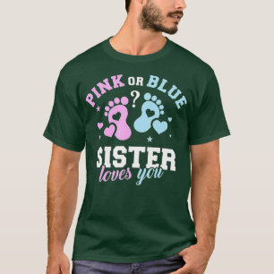 Gender avslöjar syster t shirt