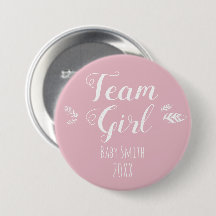 Gender avslöjar Team Girl rosa