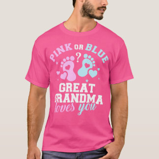 Gender avslöjar underbart mormor t shirt