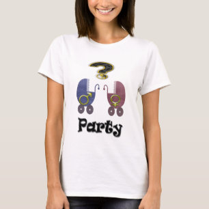 Gender avslöjer partygåvor och inbjudningar t shirt
