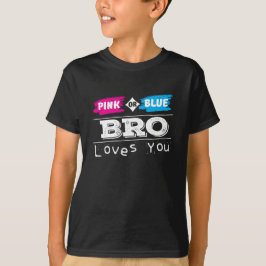Gender avslöjer partyT-tröja för broderskjorta Tee Shirt