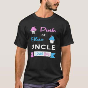 Gender avslöjer rosa- eller blåttUncle Älska Du T Shirt