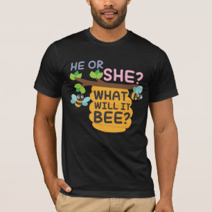 Gender avslöjer vad ska den biet honom eller henn t shirt