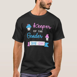 Gender avslöjer vårdaren av genderpojkeflickan t shirt