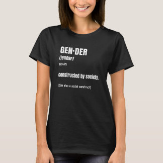 Gender Constructed Society Bisexual Pride Rainbow T Shirt