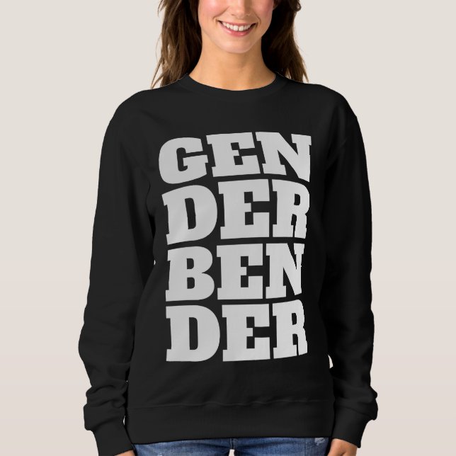 Gender Fluid Genderless Non Binary Pride Gender Be T Shirt (Framsida)