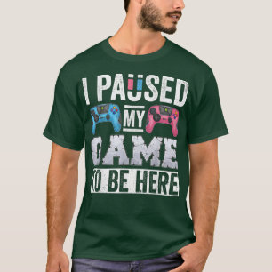 Gender för att visa att jag pausat mitt spel t shirt