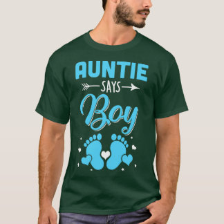 Gender för Auntie Says Boy Matching-familj T Shirt