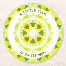 Gender för av Bright Gult Grönt Star Babykläder