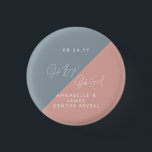 gender för blå babydusch knapp<br><div class="desc">gender om rosa blå babydusch</div>